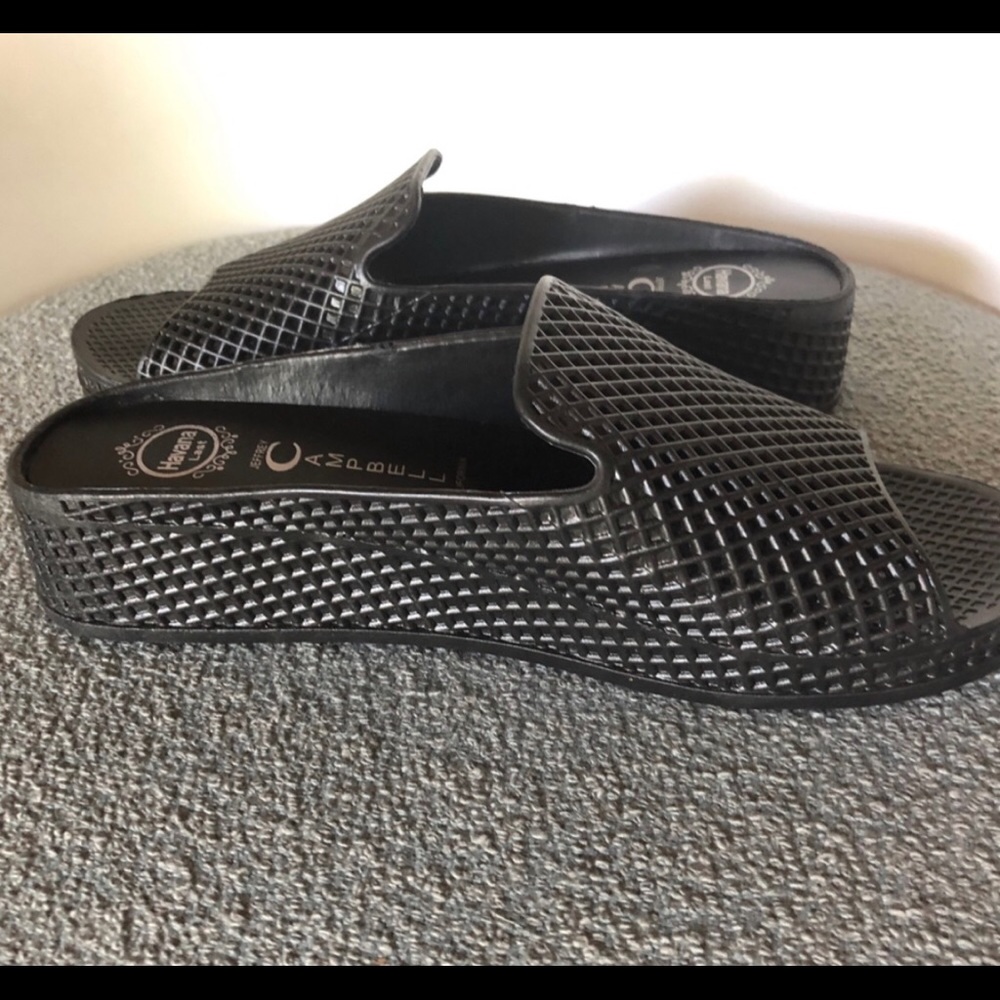 Jeffery Campbell - Pool Slides with a wedge - Picture 6 of 7